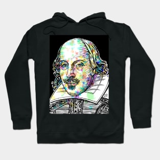 WILLIAM SHAKESPEARE watercolor and ink portrait Hoodie